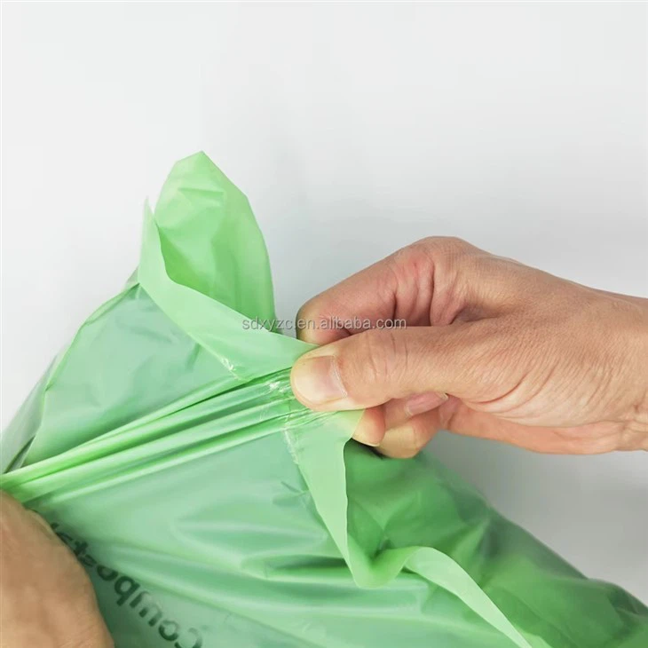 Fruit And Vegetable Bags 100% Compostable Vegetables Compostable Bags Manufacturer Fruit Shopping Bag Food Biodegradable Flat